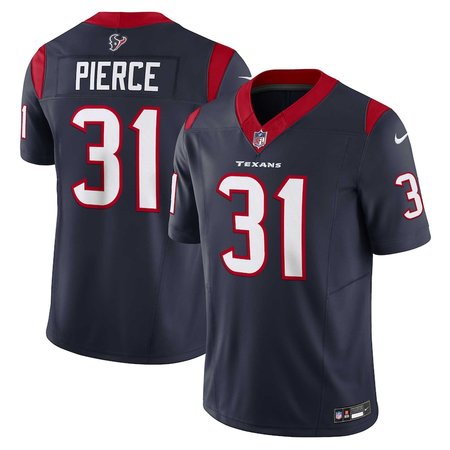 Men's Nike Dameon Pierce Navy Houston Texans #31 Vapor F.U.S.E. Limited Jersey